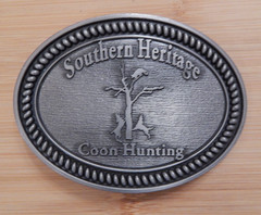 Southern Heritage Coon Hunting Belt Buckle New