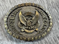 Vintage Daytona Bike Week 1983 Belt Buckle Mens Biker USA The Buckle Tree