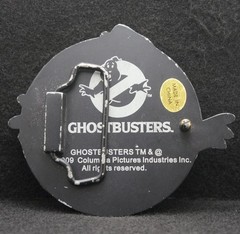 WD13137 *NOS* GREAT VINTAGE 2009 **GHOSTBUSTERS** MOVIE LOGO ARTWORK BELT BUCKLE