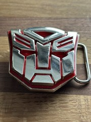 Hasbro Transformers Belt Buckles Red Metal Original Halloween Cosplay Men Women