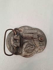 Fire Dept. Department Dalmation Dog Crest Belt Buckle