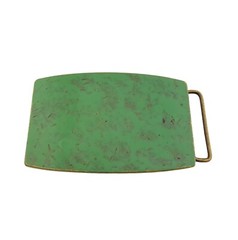 Brass Distressed and Hammered Belt Buckle with Patina finish