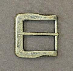 New 1 1/2&Prime; pin buckle(#65) man/women antique brass color finish jean style USA