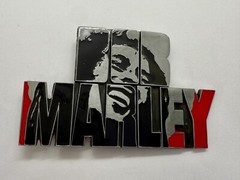 BOB MARLEY Block Letters Jamaica Iconic Reggae Music Artist Reggae Belt Buckle