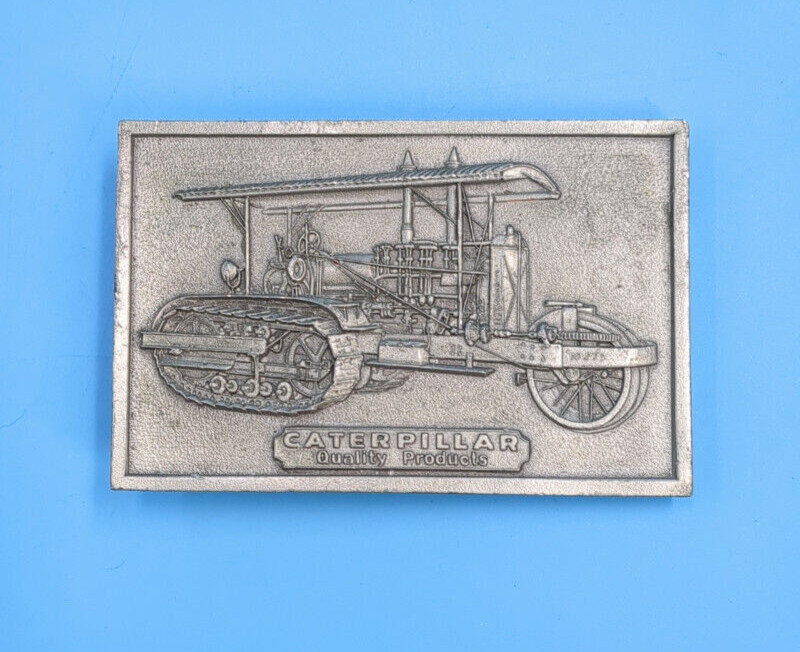 1975 CATERPILLAR Heavy Machinery Belt Buckle Pewter UA07158