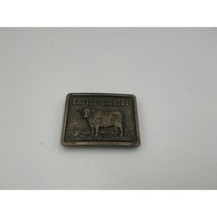 Vintage Nutrena Feeds Cattle Country Belt Buckle Limited Edition Cargill Bull
