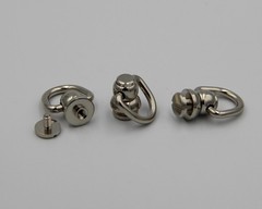 Silver/Gold Chicago Rivets Swivel with D-Ring Hook lot