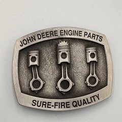 John Deere Engine Parts Belt Buckle 1996 Spec Cast Limited Edition 1751/2000 USA