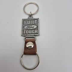 Vintage Belt Buckle BUILT FORD TOUGH Canada and Keychain