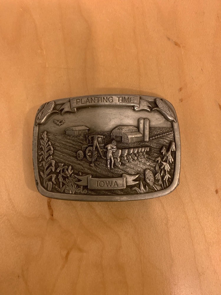 Vintage Belt Buckle » Planting Time Iowa » Dekalb Pfizer Genetics Limited Edition.