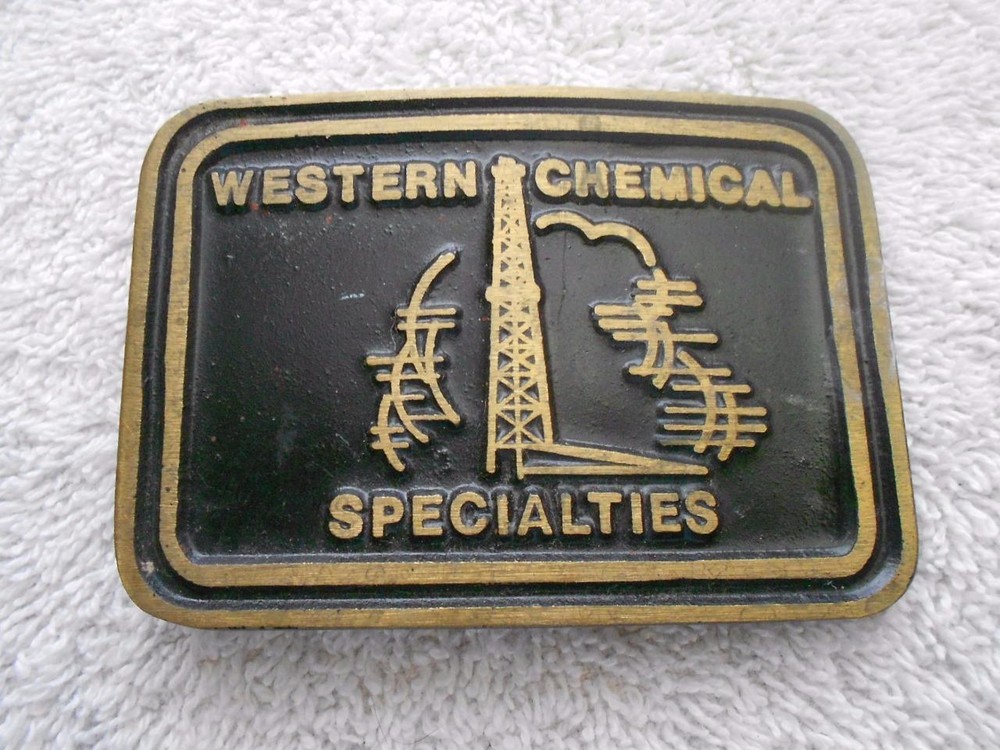 WESTERN CHEMICAL SPECIALTIES BRONZE DYNA BUCKLE OILFIELD SERVICE COMPANY USA