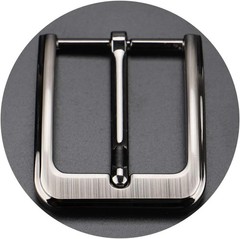 1.5 Inches (38-40 mm) Belt Buckle Single Prong Square Replacement Buckle for Men