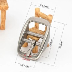 Stainless Steel Belt Buckles Tongue Pin Belt Buckle Fits For 1.5 INCHES Belt NEW