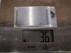 GRIP6 BELT BUCKLE – TITANIUM – CLASIC in NATURAL – 1.5 INCH WIDE – WOMEN and MEN