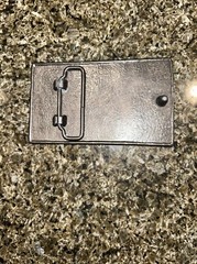 Winchester Repeating Arms New Haven Conn. Rifle Guns Vintage Brass Belt Buckle