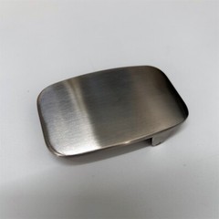 1.58 inches 40 mm Stainless Steel Rounded Rectangle Blank Belt Buckle US Stock