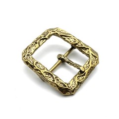 Bark pattern Copper Cast Buckle Durable Belt Buckle Leather Bag Fastener Buckle