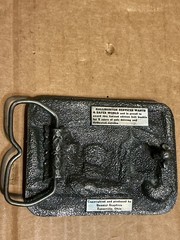 Used Metal Alloy Halliburton 2 Years Safe Driving Belt Buckle