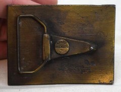 Range Canning Co Roast Mutton Fort McKavett TX Lewis Buckles Chicago Belt Buckle