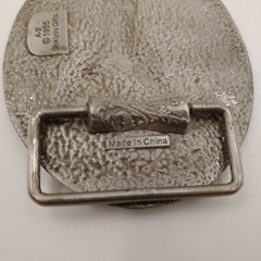 SISKIYOU A2 1995 Flying Eagle and Eagle Feathers Pewter Belt Buckle