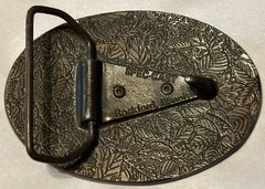 Vintage Legion of Honor Leather on Brass Belt Buckle Spec-Cast Rockford RARE