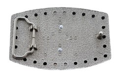 Men Women Buckle Silver Metal Cross Cowboy Western Bling Fashion Weekend Church