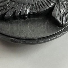 Vintage 90s Eagle Western Cowboy Belt Buckle Siskiyou Pewter 1990 USA