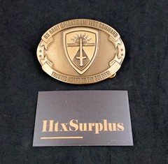 🌟US Army Operational Test Command OTC ATEC Insignia Crest, Brass Belt Buckle