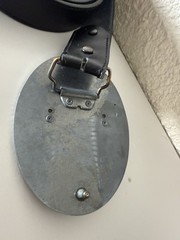 VTG Bottoms Up! Quench Your Thirst Open Here Belt Buckle Bottle Opener 48” Belt