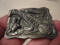 1988 WATERFOWL USA BELT BUCKLE – LMTD EDITION 1 OF 4000 – HEAVY – GW-17