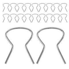 50 Pcs Door Rocker Manual Window Crank Handle Metal Retaining