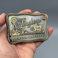 Howler Brothers Longhorns Belt Buckle Los Metal Texas Cowboy UT 2025