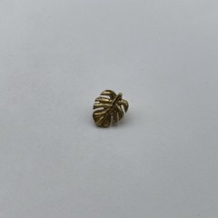 Leaf Design Sewing Button,Clothing Shank Button,Brass Sewing Button lot