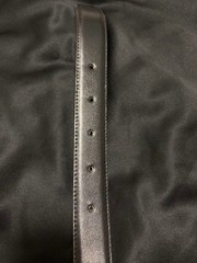 GUCCI Pre-Owned Old Gold Buckle Leather Belt