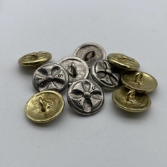 Cross Design Sewing Button,Clothing Shank Button,Brass Sewing Button lot