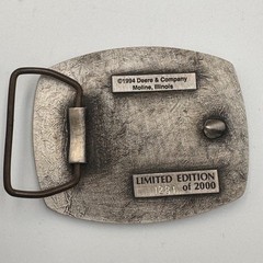 Vintage 1994 John Deere Engine Parts Limited Edition Belt Buckle 1281/2000