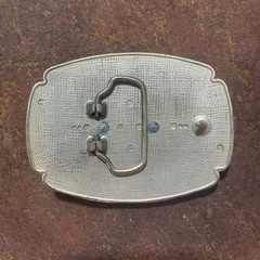 Vintage Western Bull Head Belt Buckle Cowboy Rodeo Steer Bronc Accessory