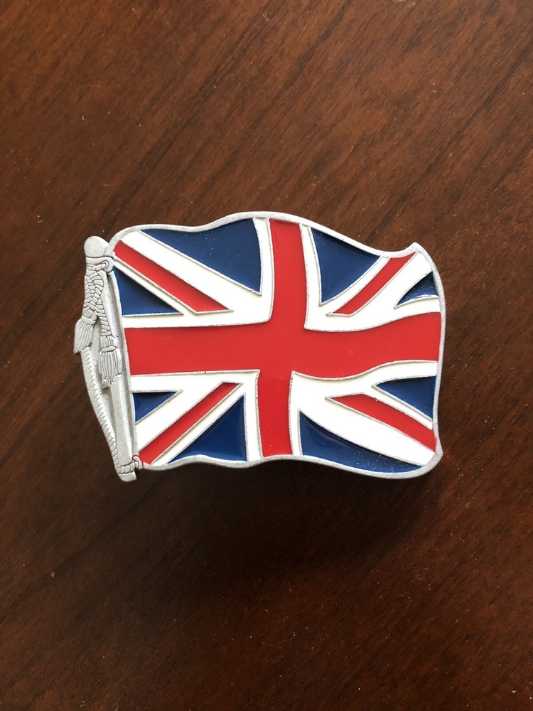 United Kingdom Flag UK British Union Jack With Bottle Opener Men&rsquo;s Belt Buckle