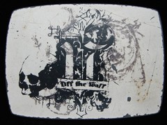 PE09122 REALLY COOL **VANS OFF THE WALL** FASHION CLOTHING LABEL BELT BUCKLE