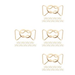 10 Pairs Waistband Decorative Buckle Buckles Coat for Belt Alloy