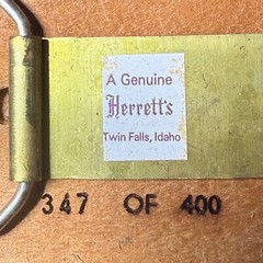 Adolph Coors Schuetzenfest Belt Buckle Herrett&rsquo;s Twin Falls Idaho 1982-1992
