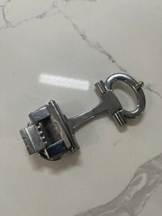 Unisex Salvatore Ferragamo Alloy Belt Buckle Silver For 3.5cm Leather Strap