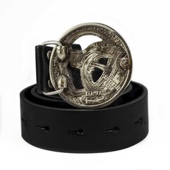 German silver belt buckle Ouroboros, World Serpent, Scandinavian, Nordic, Celtic