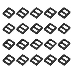 Bag Belt Glide Buckle (1cm/0.4&Prime;) 30Pcs, Plastic Adjustable Buckle Fasteners