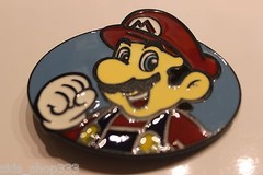 MARIO Super Mario Bro&rsquo;s Belt Buckle or showpiece HQ enamel US seller Great gift
