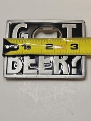 Got Beer? Bottle Opener Belt Buckle