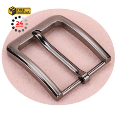 1.5 Inches (38-40 mm) Belt Buckle Single Prong Square Replacement Grey07