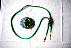 Western Belt Buckle and Bolo Set
