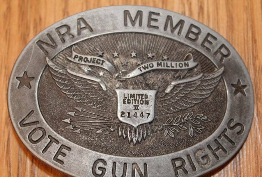 NRA Member Vote Gun Rights Limited Edition II 21447 Belt Buckle