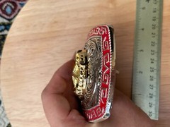 Western Buckle Gold Silver Red Texas Star Cowboy 2 » Hebilla Vaquero Estrella